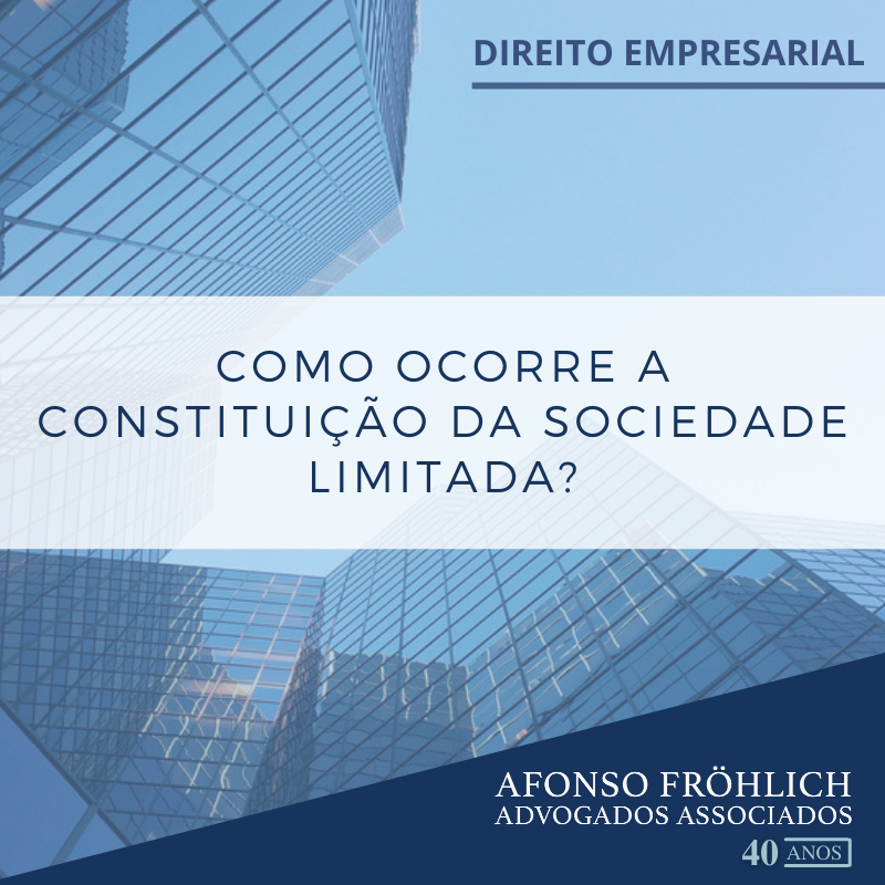 Como ocorre a constituição da sociedade limitada?